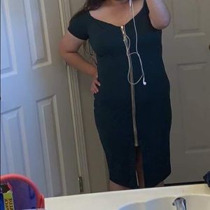 Dark green dress